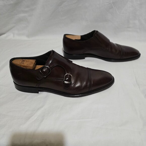 NAVYBOOT Made in Italy Double Monk Strap Shoes - Brown - 9.5US 43 EURO - Picture 3 of 9